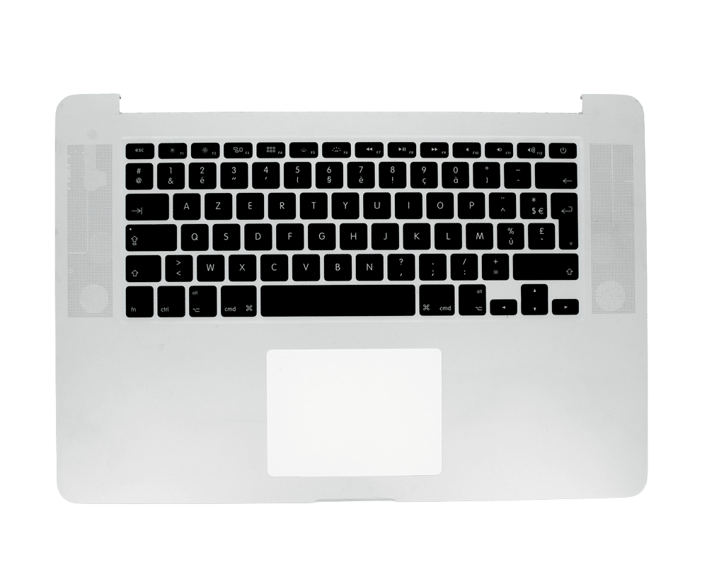 Vue de face – Topcase MacBook Pro 15 A1398 2015 sans trackpad