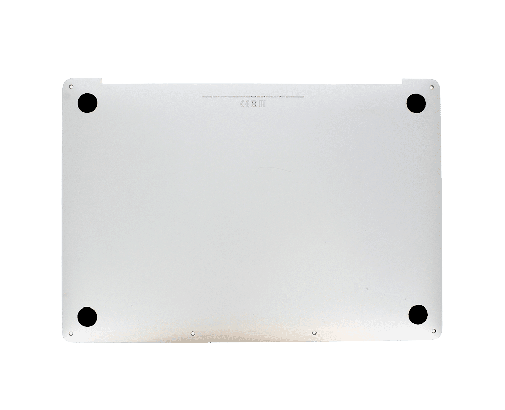 Vue extérieure – Bottom case MacBook Pro 13 pouces A2338 – Gris Argent