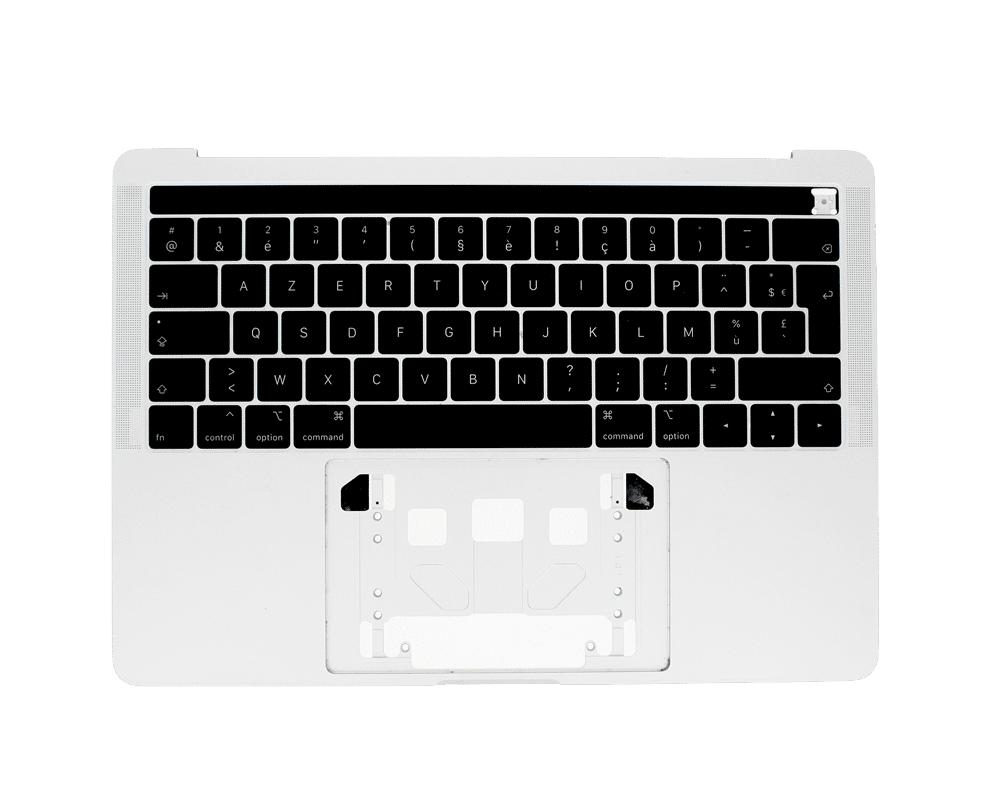 Topcase MacBook Pro 13 A1989 – Gris Argent – Face